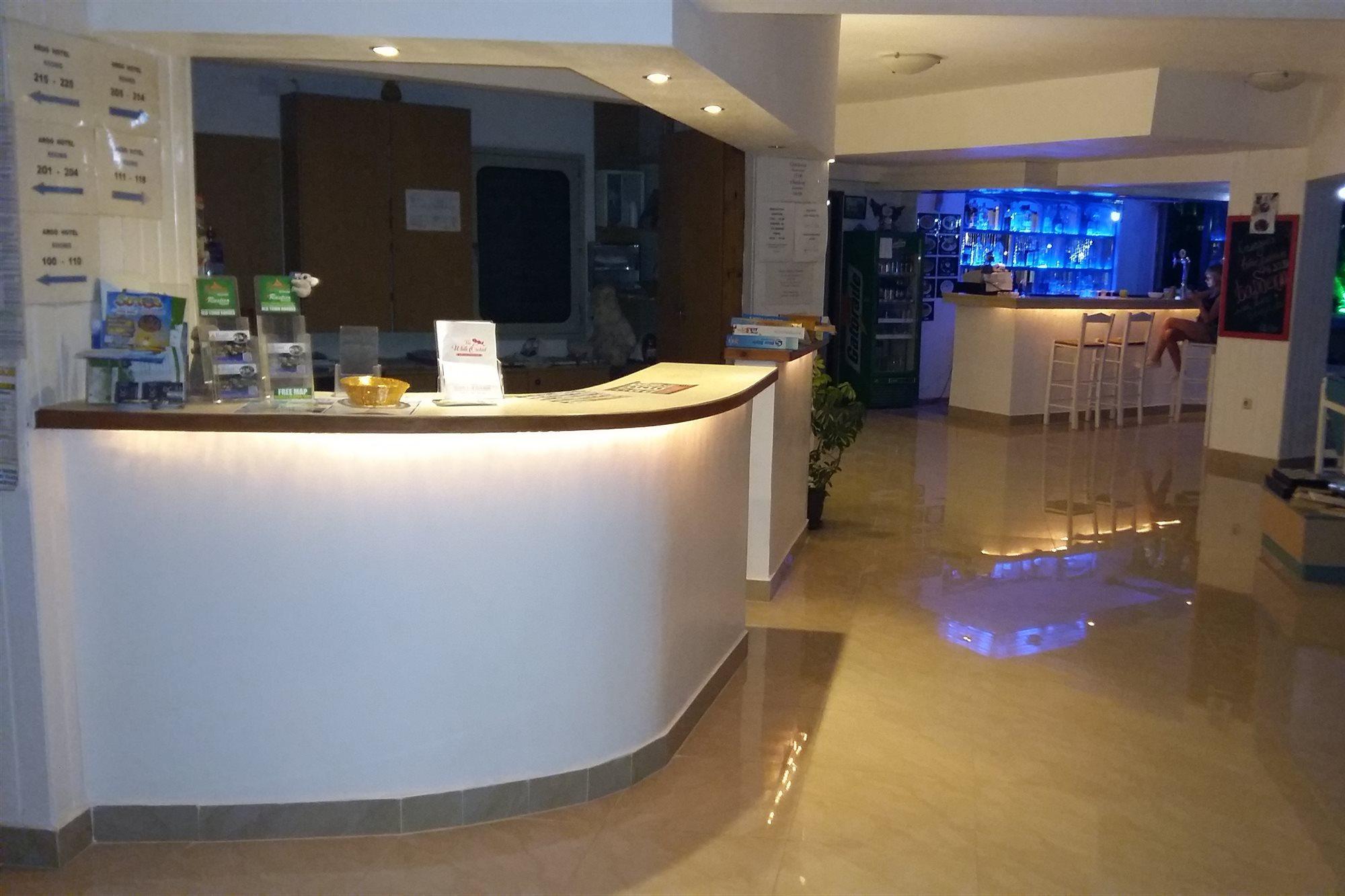 Argo Hotel Faliraki Exterior foto