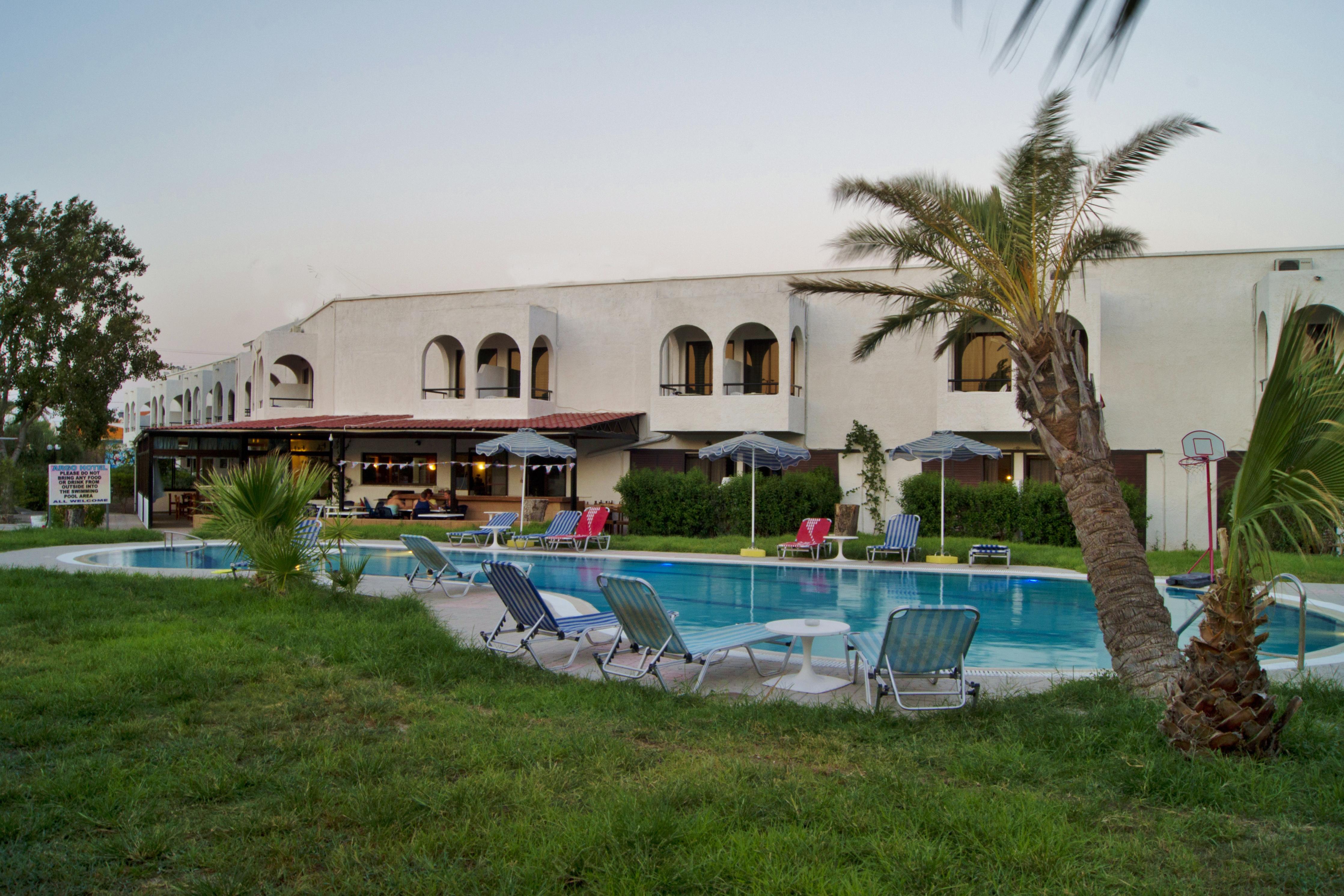 Argo Hotel Faliraki Exterior foto